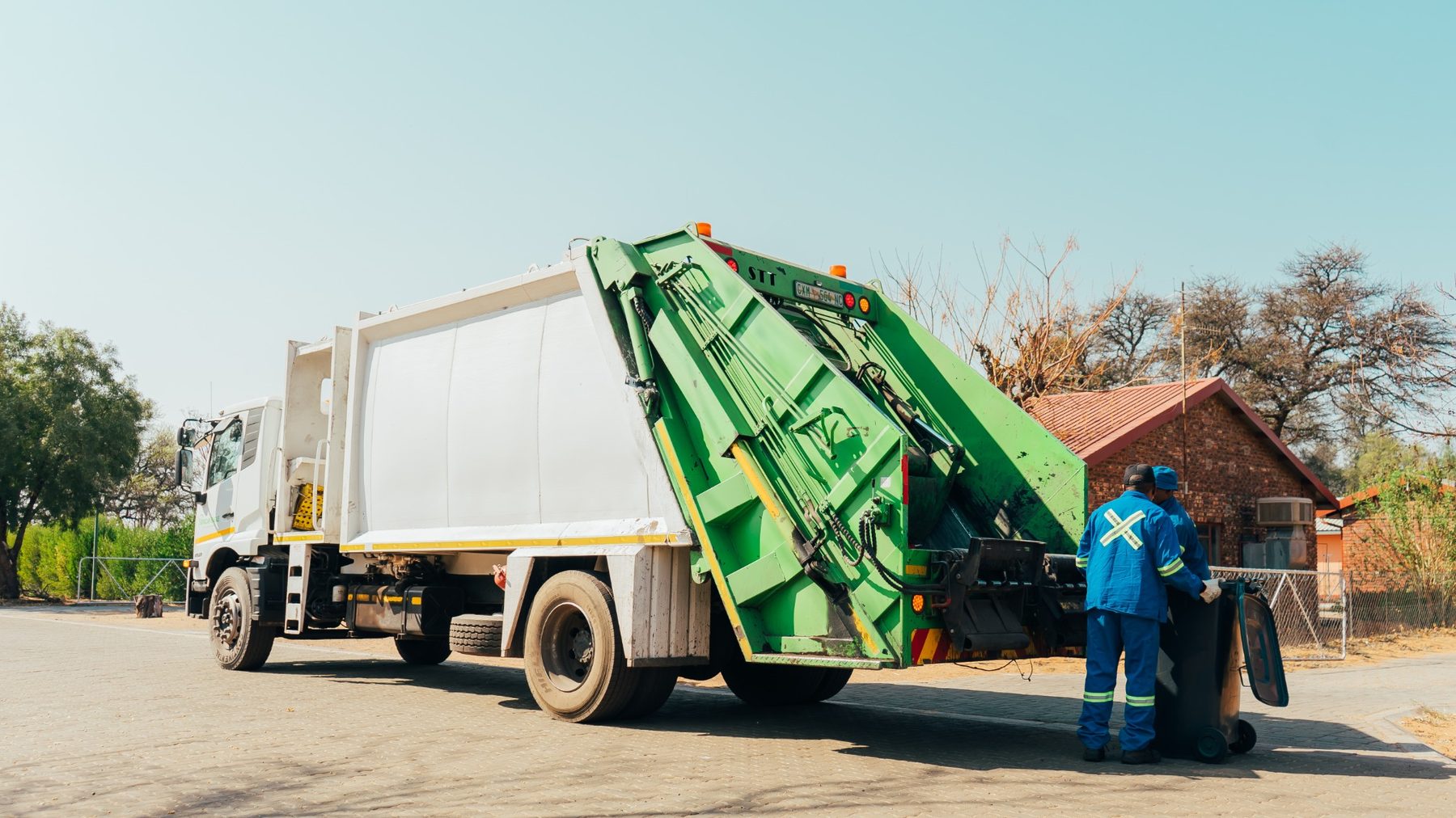 African Eagle waste collection truck
