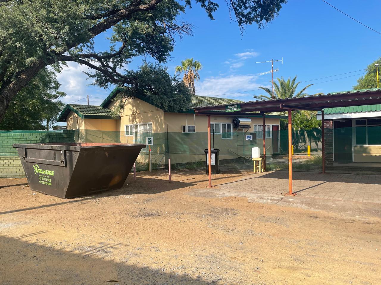 African Eagle site preparation and skip support works