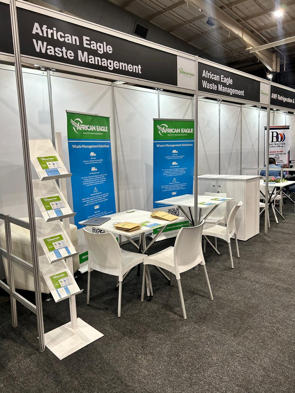 African Eagle Waste Management exhibition stand